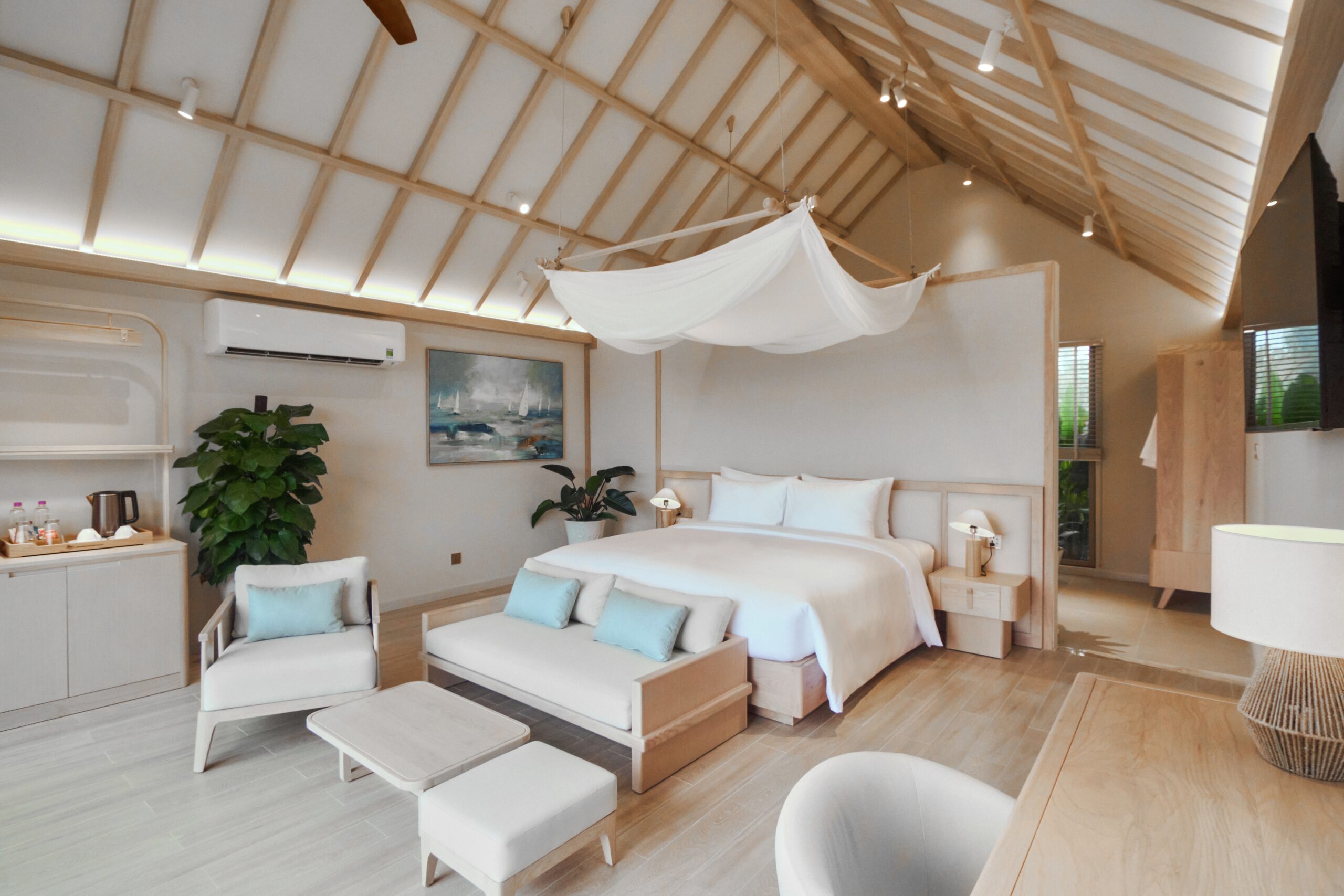 Bungalow Ven Biển Riêng Tư tại Bãi Dài
